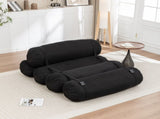 Adjustable Floor Sofa, Corduroy Lazy Sofa with Adjustable Straps for Versatile Configurations, W1170P365602