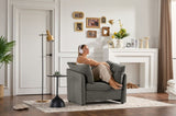 Modern Style Chenille Oversized Armchair Accent Chair Single Sofa Lounge Chair for Living Room, W2997P236147