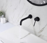 Wall Mounted Single Handle Bathroom Sink Faucet with Pop-Up Drain W2287P356666