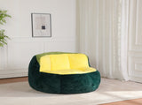Oversized Bean Bag Chairs,Multicolor Faux Fur Couch Filled with Shredded Sponge,Large Lounger Sofa 34352356