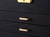 Synthetic Leather Huge Jewelry Box Mirrored Watch Organizer Necklace Ring Earring Storage Lockable 27866558
