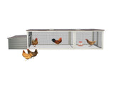 20.93ft Large Wooden Chicken Coop Outdoor Hen House with Nesting Box & Weatherproof Asphalt Roof, 79211579