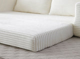 Memory Foam Cloud Loveseat Sofa, 2 in 1 Convertible Folding Couch Bed, No Assembly Compressed W2677P395121