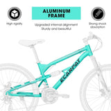 A26207 26 Inch Steel Frame Shock Fork Plus Shock Absorber 21-speed Unisex Mountain Bike W709P168680