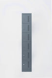 Metal garage storage cabinet, six separate storage compartments - 70.98-inch steel lock cabinet, 64953640