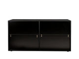 8 Drawer Double Dresser for Bedroom, Wide Storage Cabinet for Living Room Home Entryway, Black 98134933