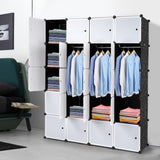 ZNTS 20 Cube Organizer Stackable Plastic Cube Storage Shelves Design Multifunctional Modular Closet 41270526