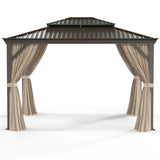 10'X12' Outdoor Double-roof Hardtop Gazebo 02952064