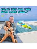 S2 High Speed RC Boats with LED Lights & 2 Batteries, 30 mph Remote Control Boat for Pools and 87676851