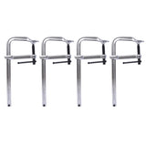 Bar Clamps Set, Drop Forged Steel Bar Clamps, Steel F Clamps for Welding, Woodworking, Metal W465P190075