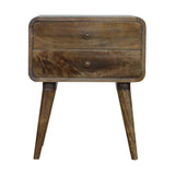 Curved Classic Grey Washed Bedside B182P166523