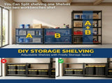 Shelves Metal 5 Tier Shelving Heavy Duty 28"W x 12"D x 59"H Adjustable Shelving Unit for 24308505