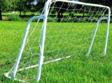 8' x 5' Soccer Goal Training Set with Net Buckles Ground Nail Football Sports 12147701