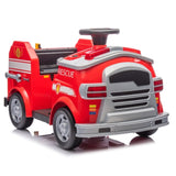 ZNTS 12V Kids Ride On Electric Car.Fire Engine Shape Design with Early education function,Human-vehicle W1396P178778