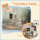 White 3 in 1 Kids Table and Chair Set 26880978