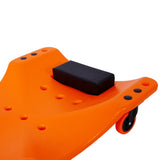 Plastic Creeper 48 Inch - Blow Molded Ergonomic HDPE Body with Padded Headrest & Dual Tool Trays W465P144539