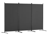 3 Panel Room Dividers, Foldable 89*72 Inch Privacy Panels, Cloth Sectional Dividers for Workspace, 35995625