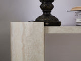 53.15 Inch Faux MARS marble Pattern Entryway Table for Living Room,Narrow Console Table wit, Modern W2582P280028