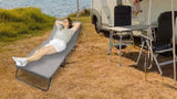Folding Camping Cot for Adults, 5-Angle Adjustable Camping Cot Heavy Duty Outdoor Bed with Carry W3399P310387