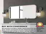 1-Light ll Lamp with Clear Glass ShadeModern ll Sconce Industrial Indoor ll Light Fixture E26 22372514