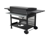 4-Burner Propane Gas BBQ Grill, SS Plancha, 49200BTU Output With Wire Enamel Cooking Grids For W2938P208389