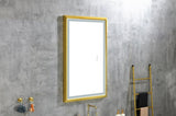 42 in. W x24 in. H Oversized Rectangular Framed LED Mirror Anti-Fog Dimmable Wall Mount Bathroom W928P178372