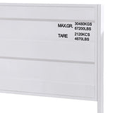 White Twin Platform Bed B062P186408