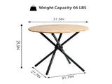 31.5 Inch Small Writing Desk Compact Computer Table for Teen Study Home Office Desk, Oak 57710869