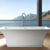 Freestanding Bathtub Faucet with Hand Shower W1533125162