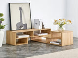 2 Pieces Cube TV Stand,Free Combination Gaming Entertainment Center Media Stand,Open Storage 45055063
