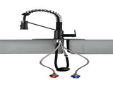 Matte Black Kitchen Faucet with Soap Dispenser Single Handle Kitchen Sink Faucet with Pull Down T3177P277522