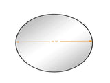 Wall Mirror 39 Inch Black Circular Mirror Metal Framed Mirror Round Vanity Mirror Dressing Mirror, W143570510
