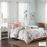 King/Cal King 6 Piece Cotton Sateen Duvet Cover Set B03597309