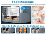 Full Body Vibration Massage Mat with Neck & Foot Massager - 10 Massage Zones 3-Level Lumbar 69400729