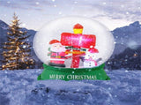4 Feet Christmas Inflatable Snow Globe Christmas Decoration 81776409