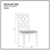 Wooden Frame Upholstered Dining Chairs set of 2,Mid Century Retro Chairs Comfor Kitchen Chairs for W2582P205386