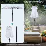 Outdoor beach umbrella /Double-sided Umbrella 83590773