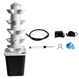 25-pots Vertical Garden Planter Smart Garden Kit with Pump Movable Water Tank for Gardening Lover 77093138