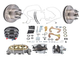 7Inch Dual Booster Front Power Disc Brake Conversion Kit Drilled & Slotted Fits for Chevy Full-Size 98366754