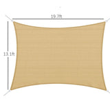 ZNTS Shade Sail Cloth /Shade Sail Canopy -AS （Prohibited by WalMart） 12391137