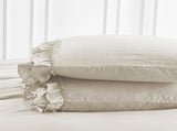 3 Piece armhouse Ruffled Duvet Cover Set with 2 Shams 21751209