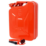 ZNTS 20 Liter Jerry Fuel Can with Flexible Spout, Portable Jerry Cans Fuel Tank Steel Fuel W46591769