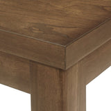 Wood Counter Height Dining Table, Antique Brown, 35"D x 59.1"W x 36.5"H 69004.00ABRN
