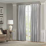 ZNTS Pleat Curtain Panel with Tieback B035129638