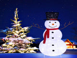 60*60*120cm 30.00V 3.60W Snowman Snow Fleece Garden Snowman Decoration White 51568129