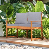 24x24 Inch Outdoor Deep Seat Cushion Set - Waterproof Fade-Resistant Patio Furniture Cushions with W419P290481