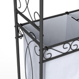 Multi-Functional Laundry Hamper Organizer Hanging Rail and Storage Shelf Rolling Laundry Cart W2167P231435