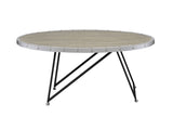 Allis Weathered Gray Oak & Metal Finish Coffee Table B2726P281893