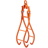 VEVOR Timber Claw Hook, 28 inch 4 Claw Log Grapple for Logging Swivel Steel Log Lifting T3342P311741
