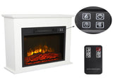 SF103-18G HA209-25 18 Inch White Wood Cabinet Style 1400W Single Color / Fake Wood / Heating Wire / 67440467